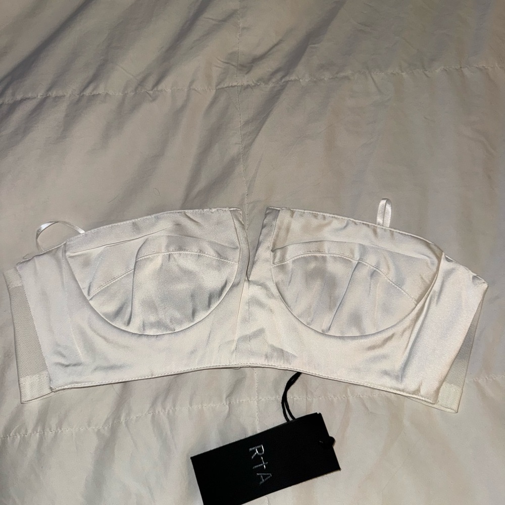 RtA White Bandeau Top